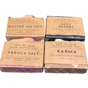Soap De Jolie Handcrafted 4pc Soap Set NEW